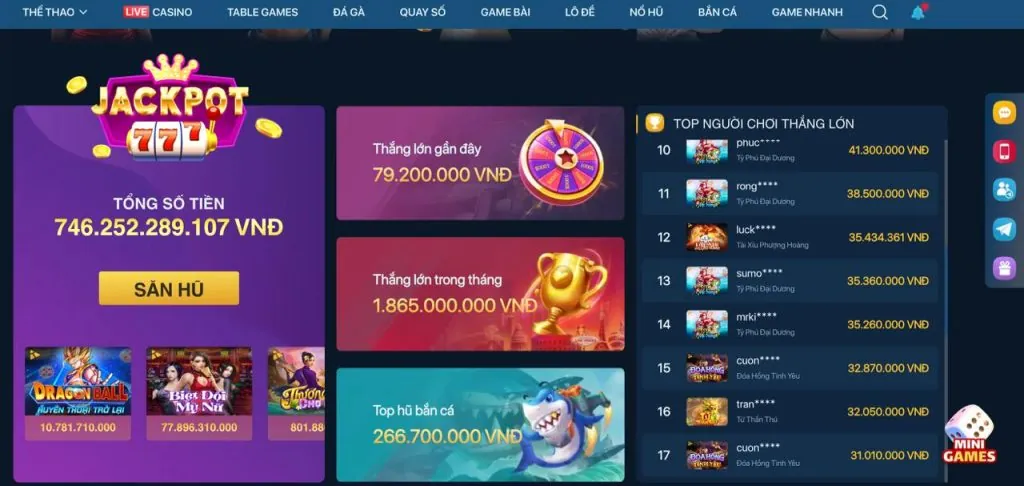 Đa dạng trò chơi cá cược tại TT888 APK